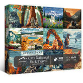 Cats Parques nacionales rompecabezas Puzzle 1000 piezas